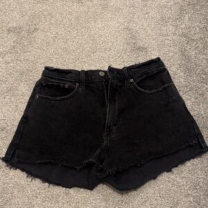Abercrombie & Fitch Black Jean Shorts
